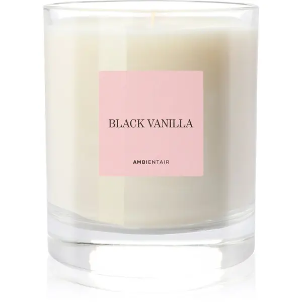 Ambientair Ambientair COLOURS Black Vanilla dišeča sveča 200 g