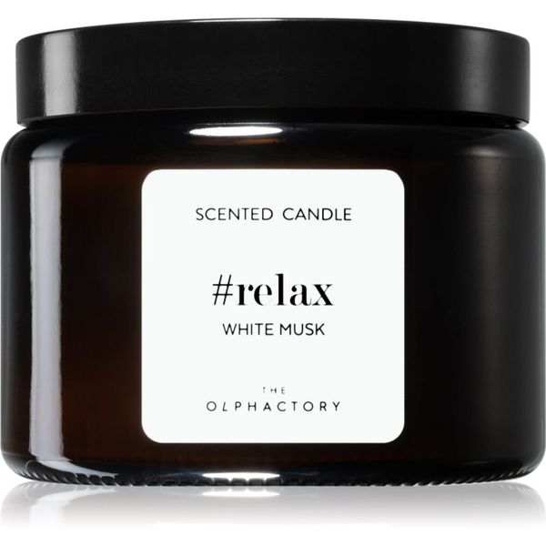 Ambientair Ambientair The Olphactory White Musk dišeča sveča (brown) Relax 360 g