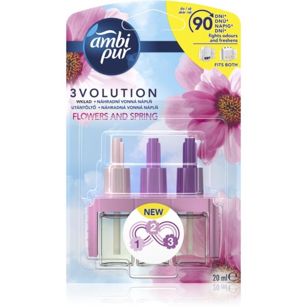 AmbiPur AmbiPur 3volution Flowers&Spring nadomestno polnilo 3x20 ml