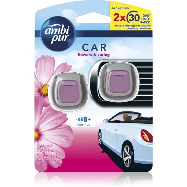 AmbiPur AmbiPur Car Flowers&Spring osvežilec zraka za v avto 2x2 ml