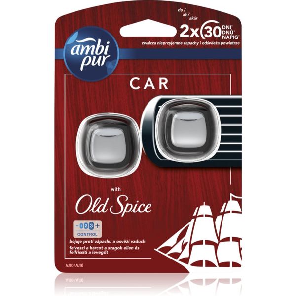 AmbiPur AmbiPur Car Old Spice osvežilec zraka za v avto 2x2 ml