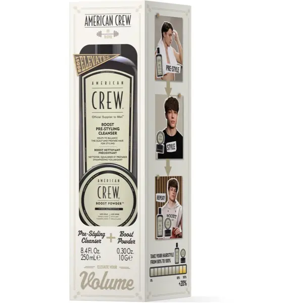 American Crew American Crew Boost Duo - Giftset darilni set za lase za moške