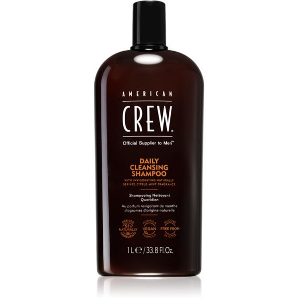 American Crew American Crew Daily Cleansing Shampoo čistilni šampon za moške 1000 ml