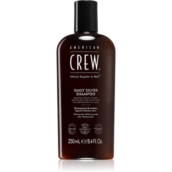 American Crew American Crew Daily Silver Shampoo šampon za bele in sive lase 250 ml