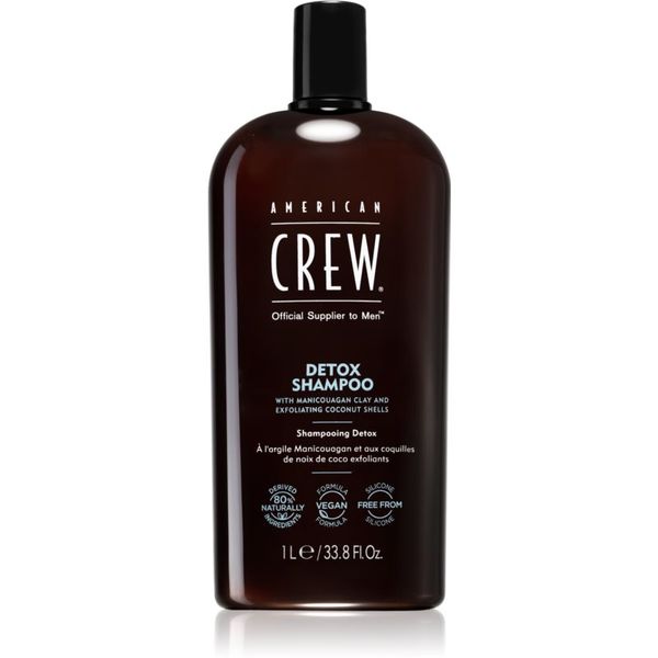 American Crew American Crew Detox razstrupljevalni šampon za obnovo zdravega lasišča za moške 1000 ml