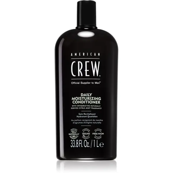 American Crew American Crew Hair & Body Daily Moisturizing Conditioner balzam za vsakodnevno uporabo 1000 ml
