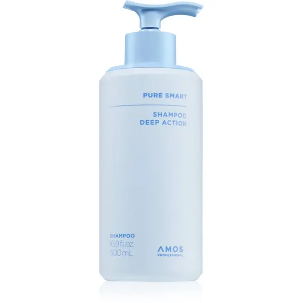 AMOS PROFESSIONAL AMOS PROFESSIONAL Pure Smart Shampoo Deep Action globinsko čistilni šampon proti prhljaju 500 ml