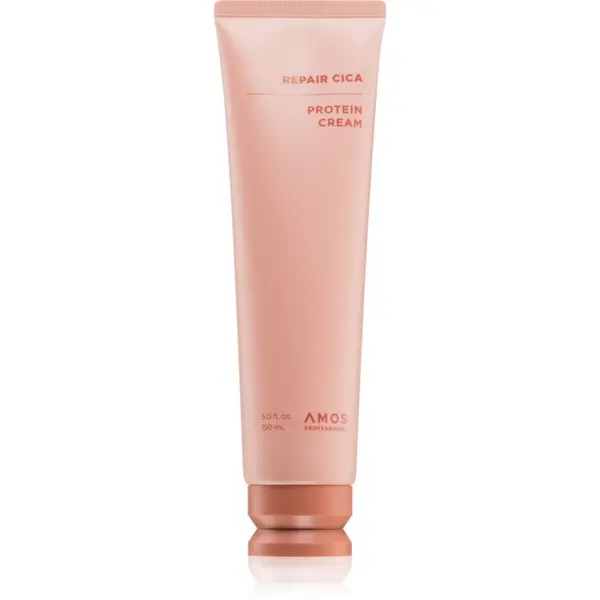 AMOS PROFESSIONAL AMOS PROFESSIONAL Repair Cica Protein Cream hranilna in termo zaščitna krema za poškodovane lase 150 ml
