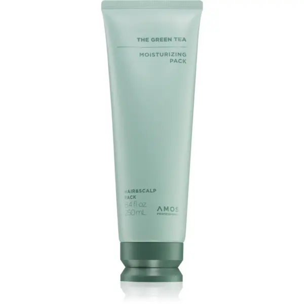AMOS PROFESSIONAL AMOS PROFESSIONAL The Green Tea Moisturizing Pack vlažilni balzam proti izpadanju las 250 ml