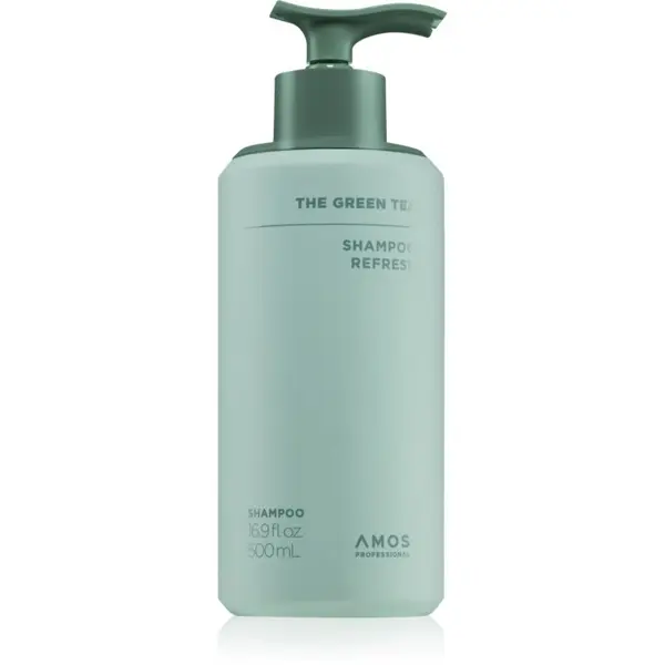 AMOS PROFESSIONAL AMOS PROFESSIONAL The Green Tea Shampoo Refresh šampon proti izpadanju las za normalno do suho lasišče 500 ml