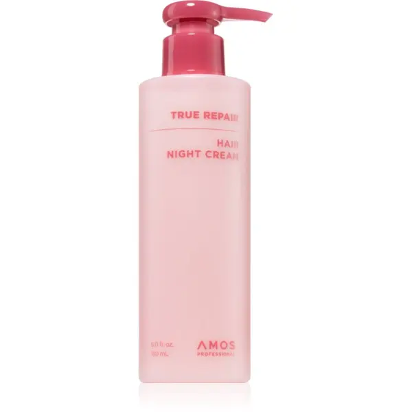 AMOS PROFESSIONAL AMOS PROFESSIONAL True Repair Hair Night Cream intenzivna nočna nega za poškodovane lase 180 ml