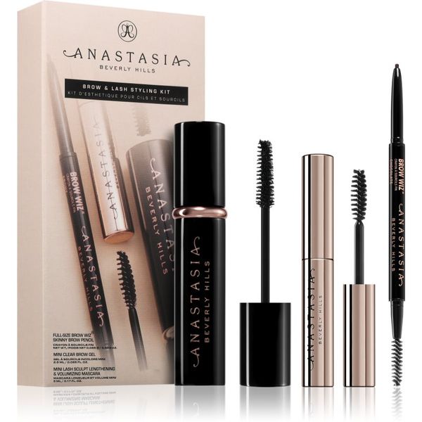 Anastasia Beverly Hills Anastasia Beverly Hills Brow & Lash Styling Kit darilni set za oči in obrvi odtenek Medium Brown