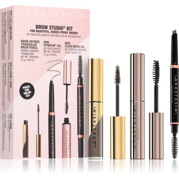 Anastasia Beverly Hills Anastasia Beverly Hills Brow Studio Kit Taupe set za obrvi Taupe