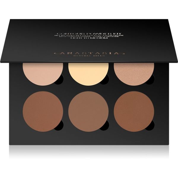 Anastasia Beverly Hills Anastasia Beverly Hills Contour Kit paleta za konture obraza odtenek Light to Medium 6x3 g