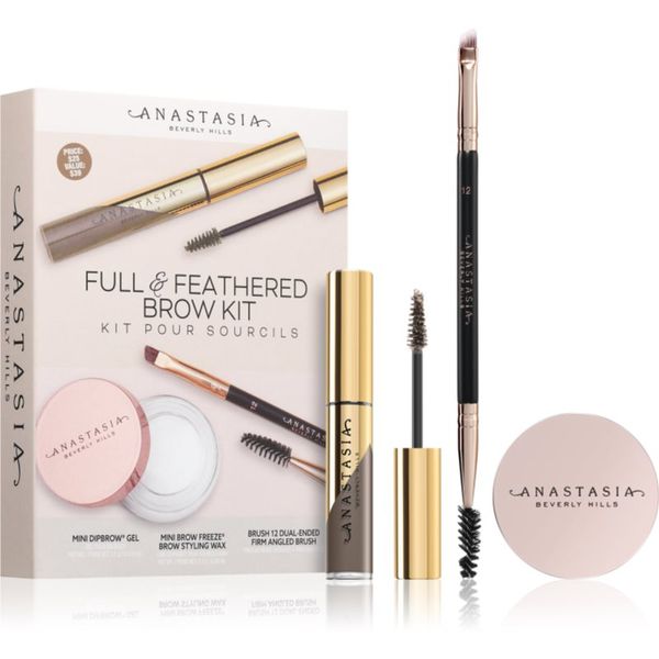 Anastasia Beverly Hills Anastasia Beverly Hills Full & Feathered Kit Taupe set za obrvi 12