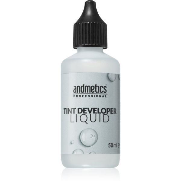 andmetics andmetics Professional Tint Developer Liquid aktivacijska emulzija za barvo za obrvi in trepalnice 50 ml