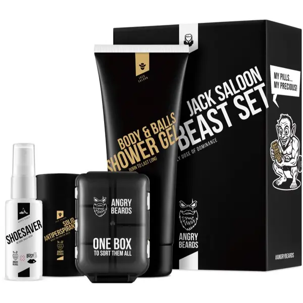 Angry Beards Angry Beards Jack Saloon Active Beast Set set za športnike