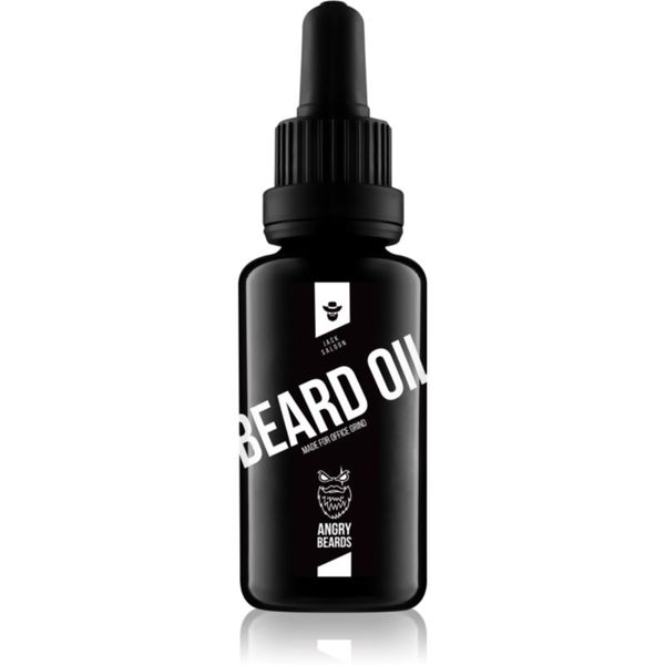 Angry Beards Angry Beards Jack Saloon Beard Oil olje za brado 30 ml