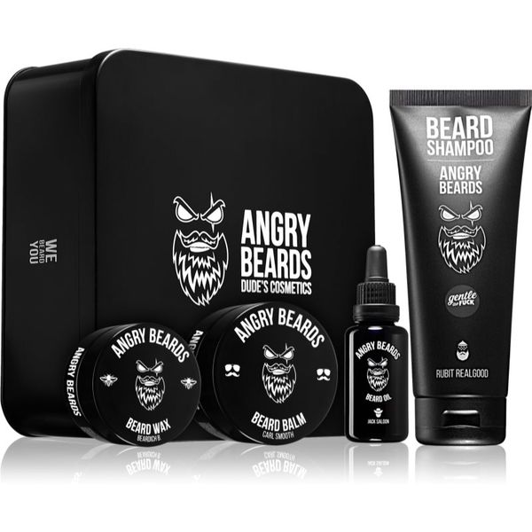 Angry Beards Angry Beards Saloon Set set za brado za moške kos