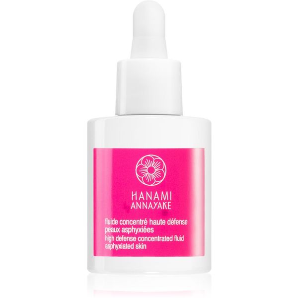Annayake Annayake Hanami Fluide Concentré Haute Défense Peaux Asphyxiées zaščitni razstrupljevalni serum za dan in noč 30 ml