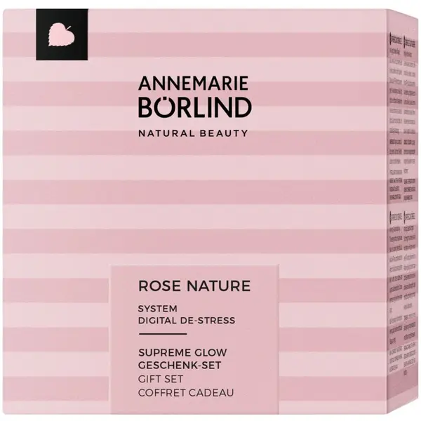 ANNEMARIE BÖRLIND ANNEMARIE BÖRLIND Rose Nature Supreme Glow X-MAS Set darilni set za popolno polt
