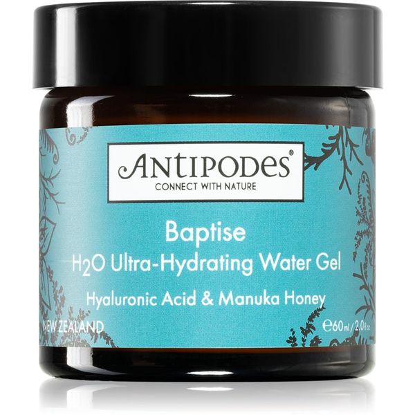 Antipodes Antipodes Baptise H₂O Ultra-Hydrating Water Gel lahka vlažilna gel krema za obraz 60 ml