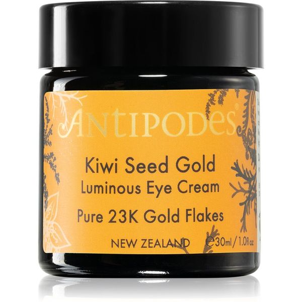 Antipodes Antipodes Kiwi Seed Gold Luminous Eye Cream krema za osvetljevanje predela okoli oči z zlatom 30 ml