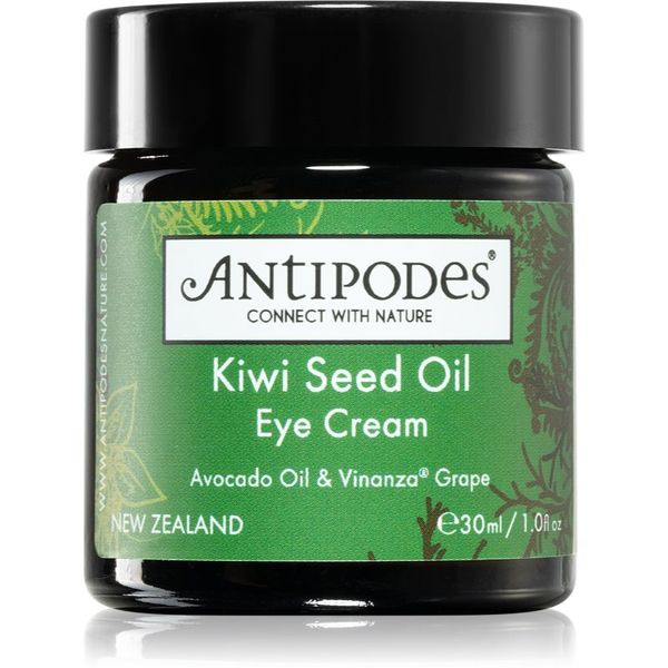 Antipodes Antipodes Kiwi Seed Oil Eye Cream pomirjajoča krema za predel okoli oči 30 ml