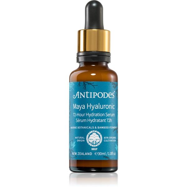 Antipodes Antipodes Maya Hyaluronic 72-Hour Hydration Serum intenzivni vlažilni serum za obraz 30 ml