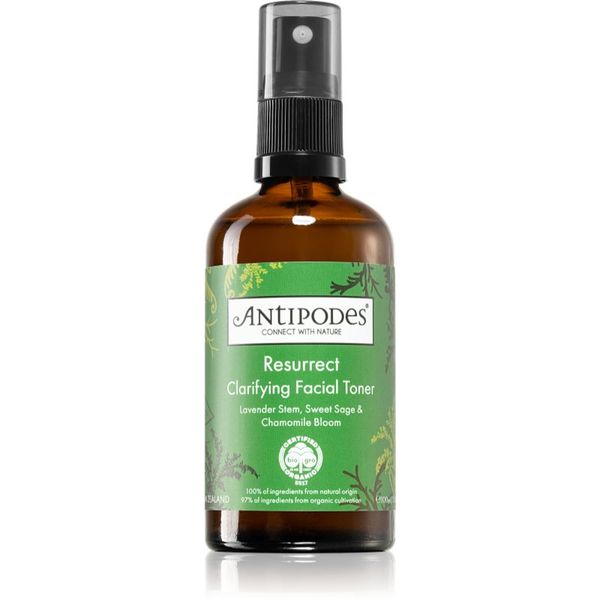 Antipodes Antipodes Resurrect Clarifying Facial Toner čistilni osvežilni tonik v pršilu 100 ml