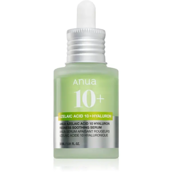 Anua Anua Azelaic Acid 10+ Hyaluron Redness Soothing Serum pomirjajoči serum proti rdečici z vlažilnim učinkom 30 ml