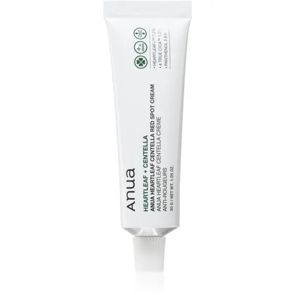 Anua Anua Heartleaf Centella Red Spot Cream lahka vlažilna krema s pomirjajočim učinkom 30 g