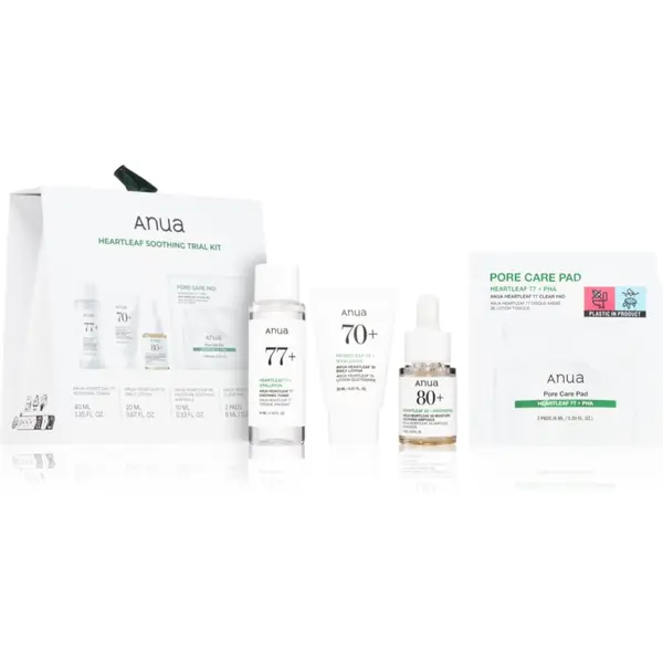 Anua Anua Heartleaf Soothing Trial Kit darilni set za pomiritev kože