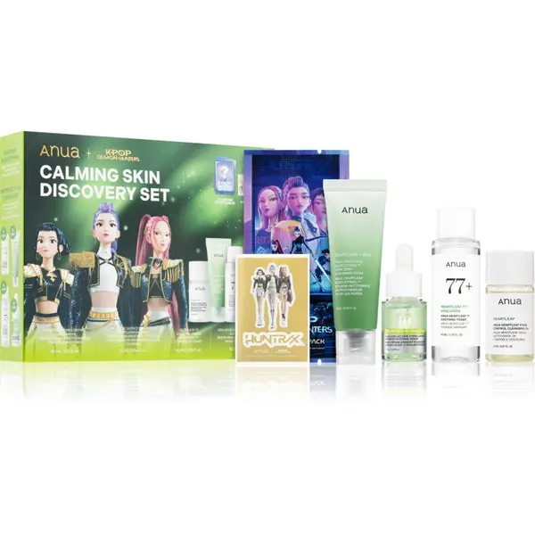 Anua Anua K-Pop Demon Hunters Calming Skin Discovery Set darilni set za pomiritev kože