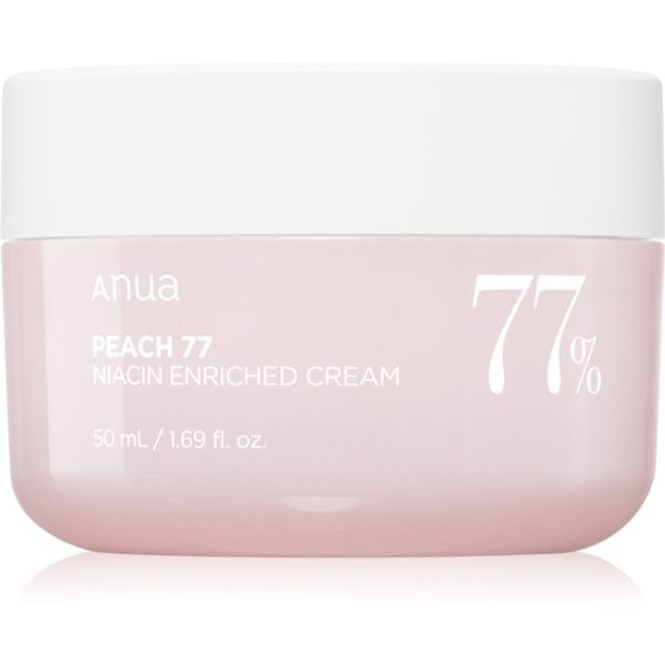 Anua Anua Peach 77% Niacin Enriched Cream obnovitvena vlažilna krema 50 ml