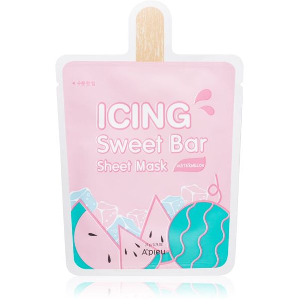 A’pieu A’pieu Icing Sweet Bar Mask Watermelon hranilna tekstilna maska 21 g