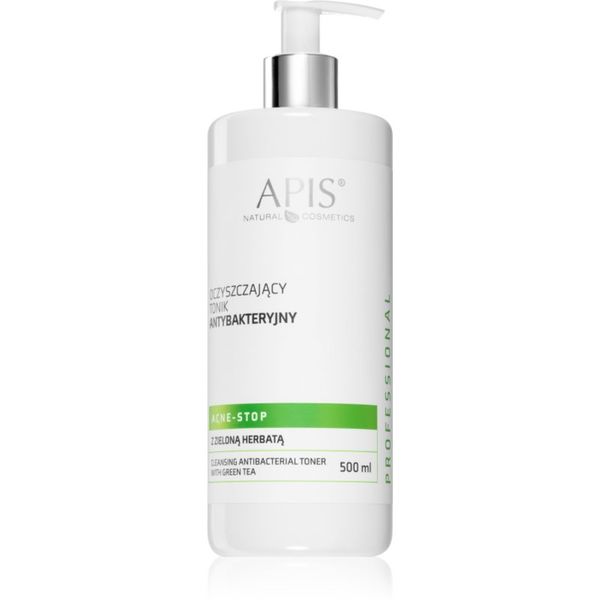 Apis Natural Cosmetics Apis Natural Cosmetics Acne-Stop Home TerApis pomirjajoči čistilni tonik za mastno in problematično kožo 500 ml