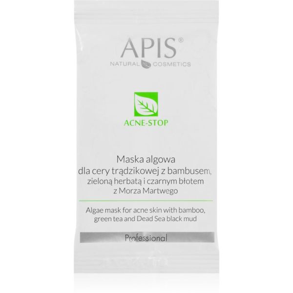 Apis Natural Cosmetics Apis Natural Cosmetics Acne-Stop Professional čistilna in mehčalna maska za mastno k aknam nagnjeno kožo 20 g