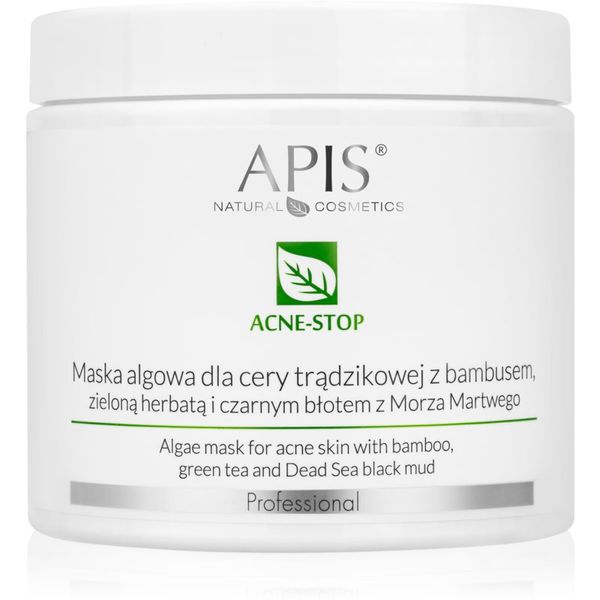 Apis Natural Cosmetics Apis Natural Cosmetics Acne-Stop Professional čistilna in mehčalna maska za mastno k aknam nagnjeno kožo 200 g