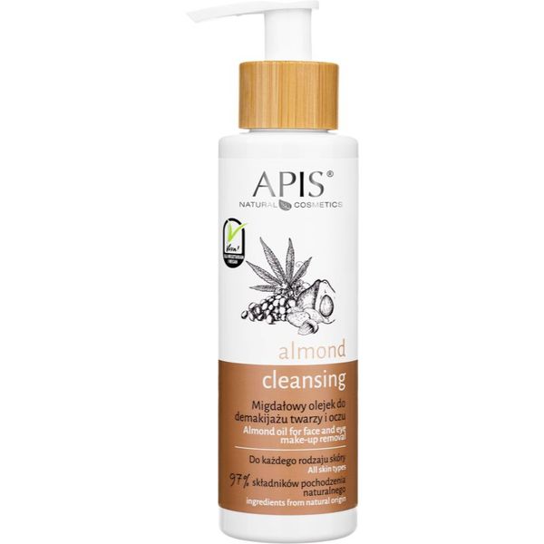 Apis Natural Cosmetics Apis Natural Cosmetics Almond čistilno olje za odstranjevanje ličil 150 ml