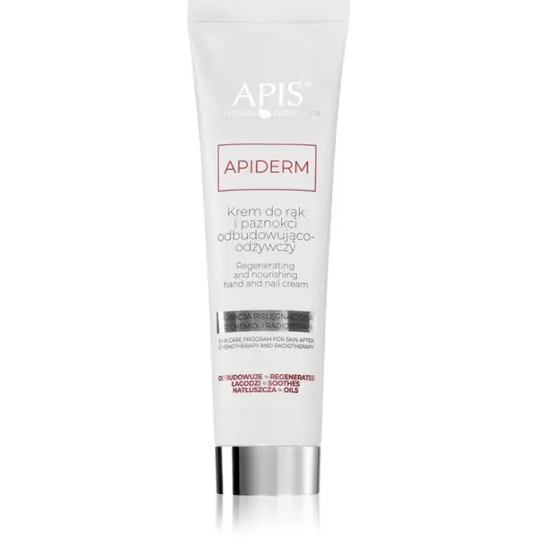 Apis Natural Cosmetics Apis Natural Cosmetics Apiderm Krém krema za roke in nohte po kemoterapiji in radioterapiji 100 ml