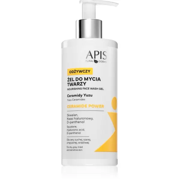 Apis Natural Cosmetics Apis Natural Cosmetics Ceramide Power čistilni gel za obraz 300 ml