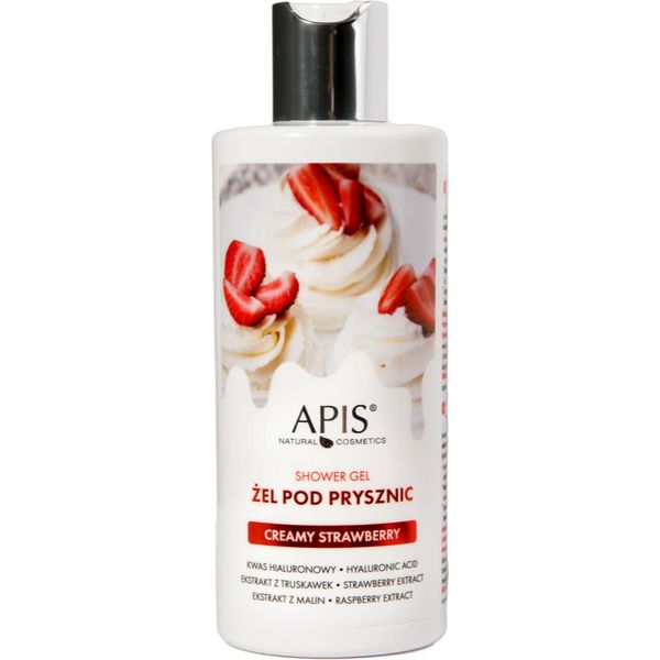 Apis Natural Cosmetics Apis Natural Cosmetics Creamy Strawberry vlažilen gel za prhanje 300 ml