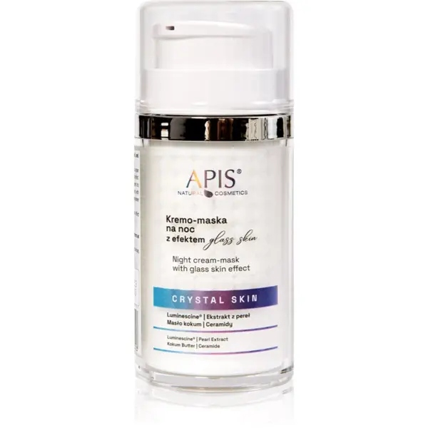 Apis Natural Cosmetics Apis Natural Cosmetics Crystal Skin nočna krema-maska za osvetljevanje kože in hidratacijo 50 ml