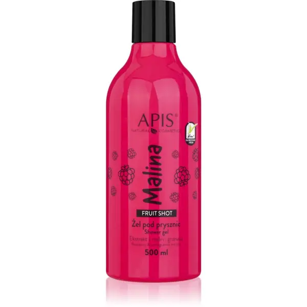 Apis Natural Cosmetics Apis Natural Cosmetics Fruit Shot Raspberry gel za prhanje 500 ml