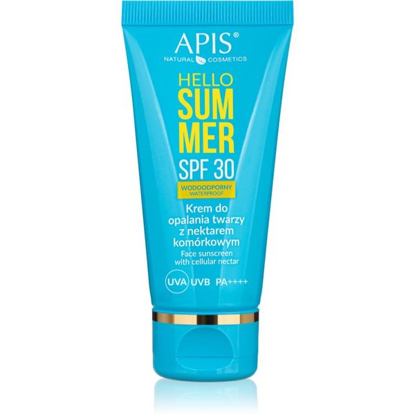 Apis Natural Cosmetics Apis Natural Cosmetics Hello Summer krema za sončenje za obraz SPF 30 50 ml