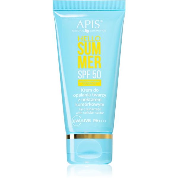 Apis Natural Cosmetics Apis Natural Cosmetics Hello Summer krema za sončenje za obraz SPF 50 50 ml