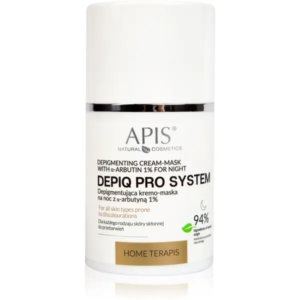 Apis Natural Cosmetics Apis Natural Cosmetics Home TerApis obnovitvena nočna kremasta maska za kožo s hiperpigmentacijo 50 ml