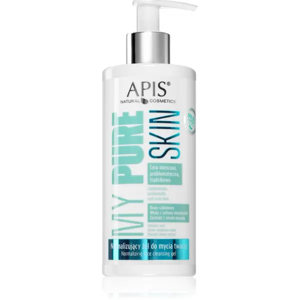 Apis Natural Cosmetics Apis Natural Cosmetics My Pure Skin čistilni gel za normalizacijo kože za obraz 300 ml