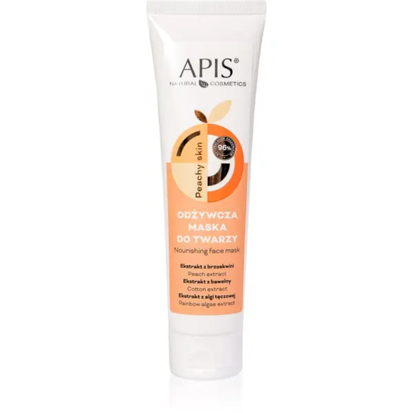 Apis Natural Cosmetics Apis Natural Cosmetics Peachy Skin maska za obraz s hranilnim učinkom 100 ml